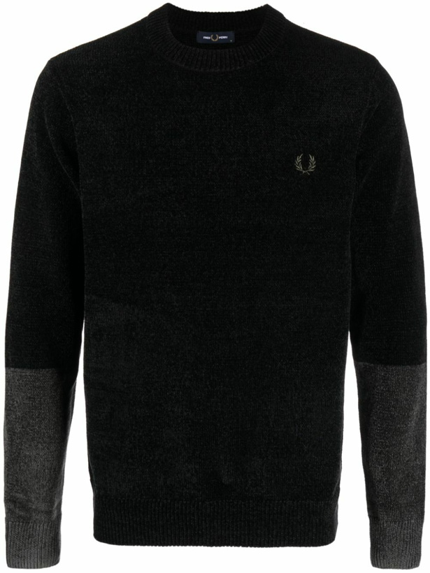 Photo: FRED PERRY - Chenille Colorblock Jumper