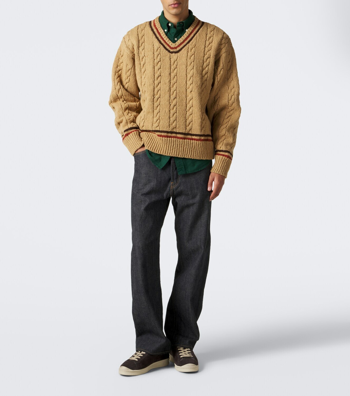 Visvim Collegia wool and cashmere sweater