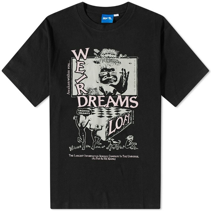 Photo: Lo-Fi Men's Weird Dreams T-Shirt in Black