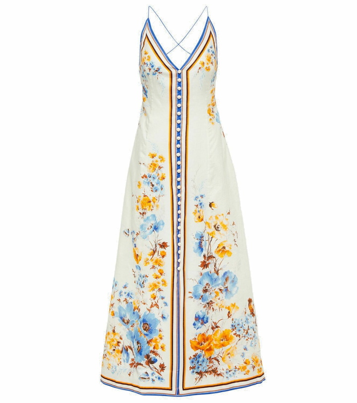 Photo: Zimmermann Halcyon printed linen midi dress