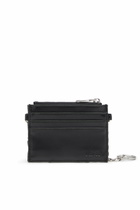 Diesel Card holder with chain and zip coin pocket - Card cases Womens in Grey