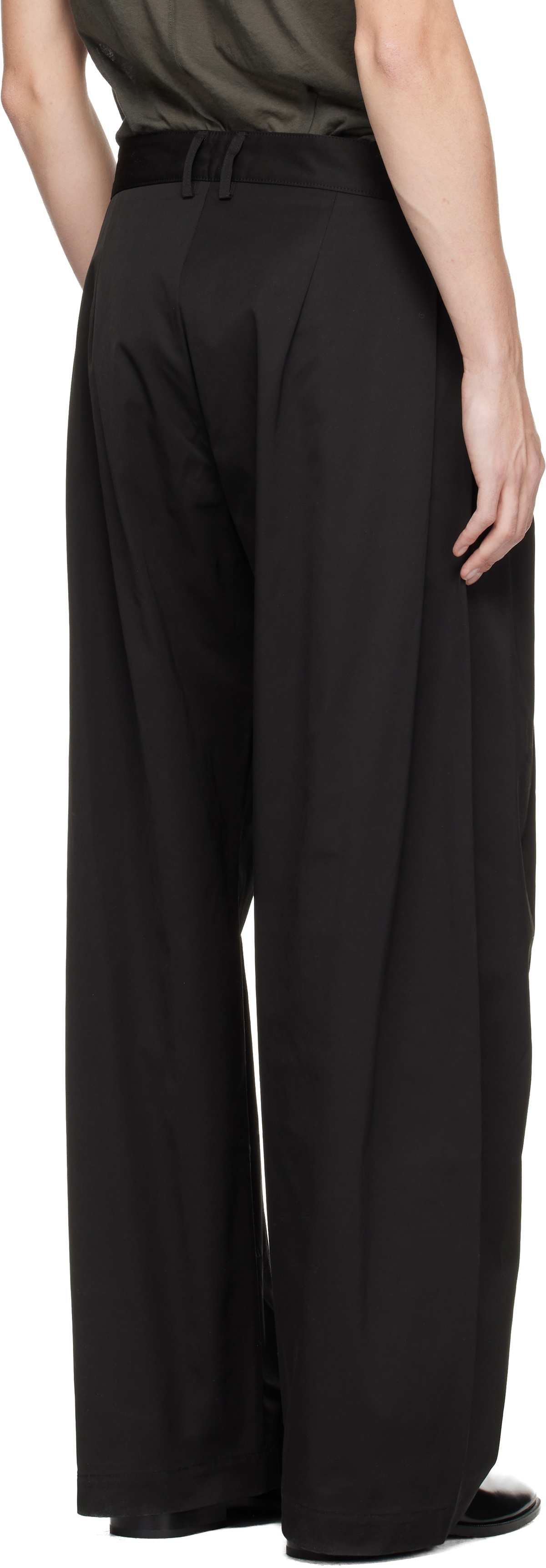 Seventh Black Bermuda Trousers