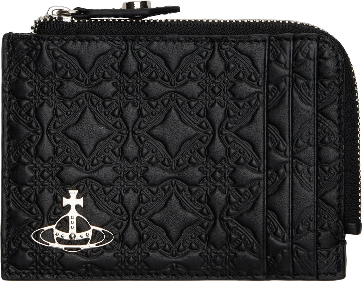 Vivienne Westwood Black Half Moon Card Holder Vivienne Westwood