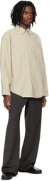 AGOLDE Beige Roy Shirt
