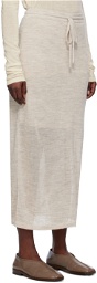 Lauren Manoogian Taupe Layer Maxi Skirt