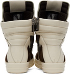 Rick Owens Brown Geobasket Sneakers