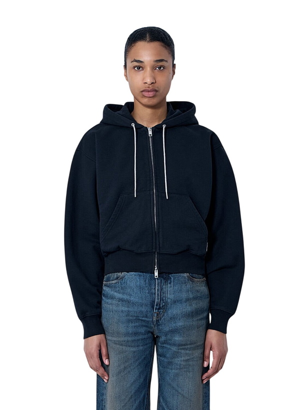 Photo: Alexander Wang Zip-Front Hooded Sweatshirt