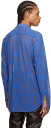 Maximilian Blue Polyester Shirt