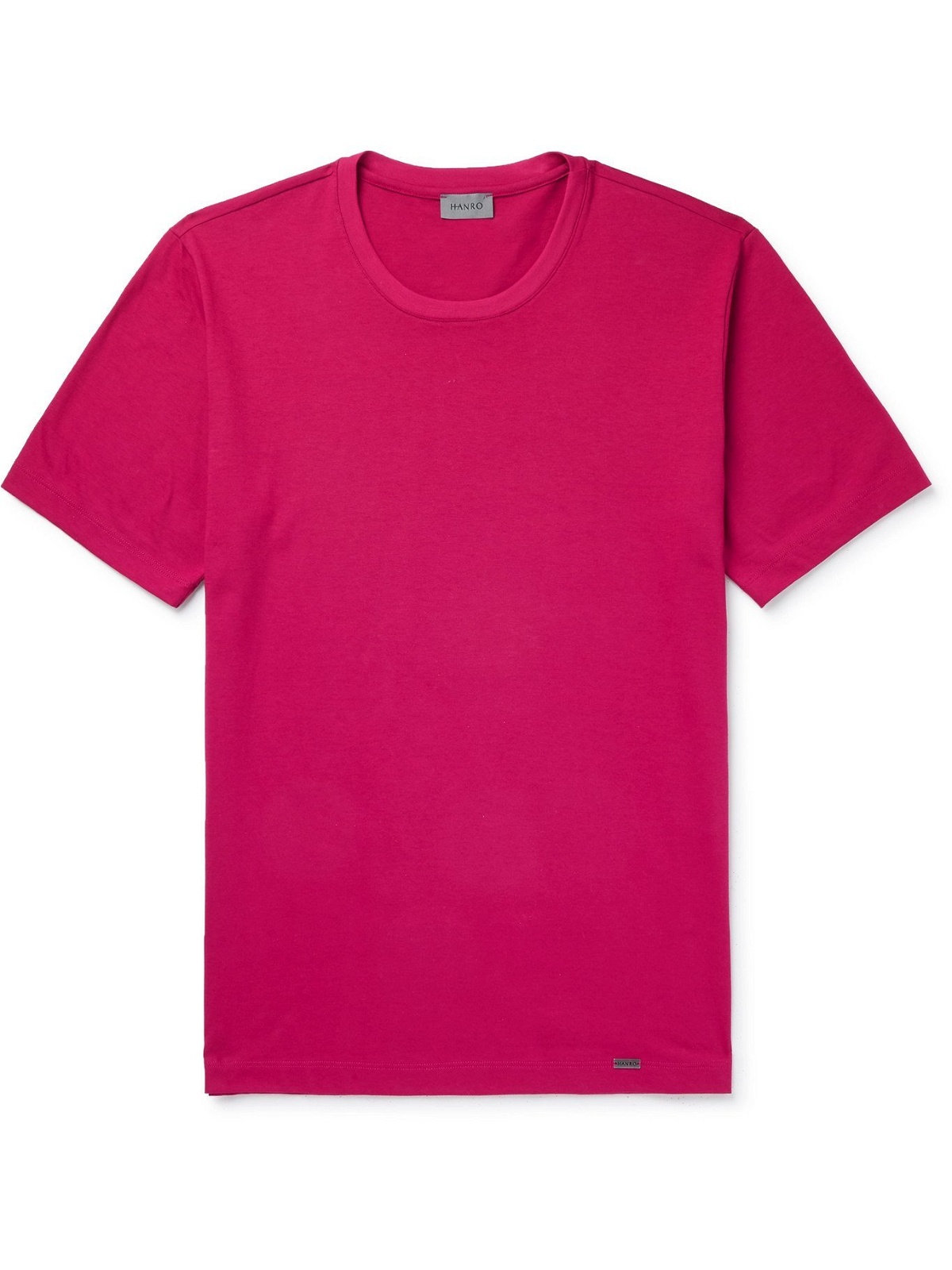 Photo: HANRO - Kurzman Cotton-Jersey T-shirt - Red