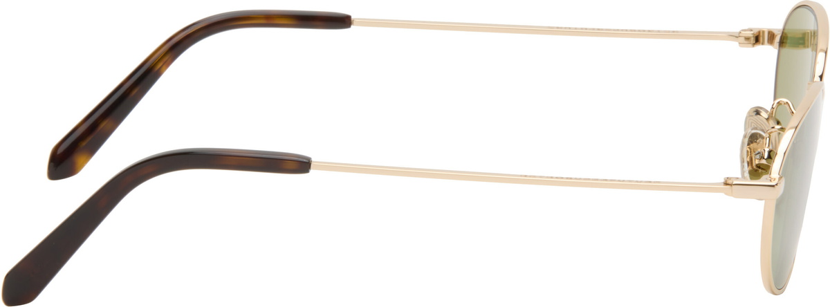 RETROSUPERFUTURE Gold Uovo Sunglasses