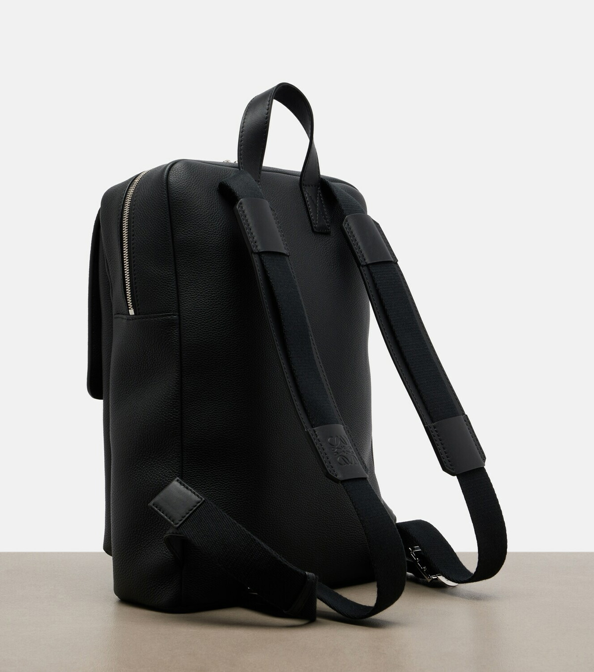 Loewe Military leather backpack