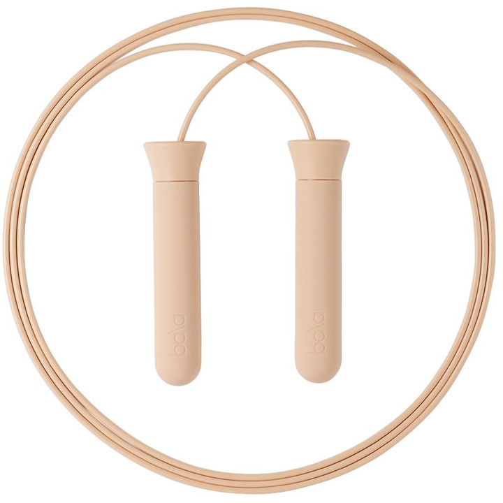 Photo: Bala Beige Weighted Jump Rope, 0.5 lb