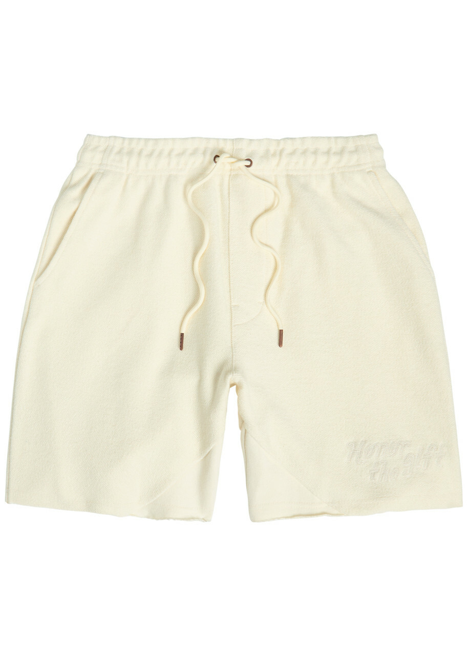Honor The Gift Logo-embroidered Terry Shorts Off White