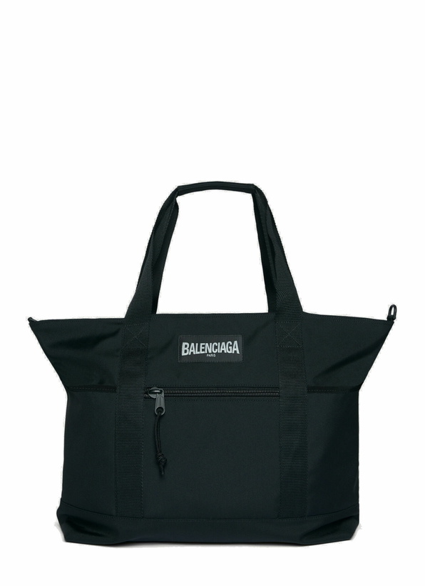 Photo: Oversized Shopper Tote Bag in Black