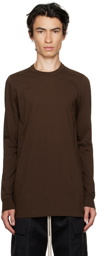 Rick Owens Brown Level Long Sleeve T-Shirt