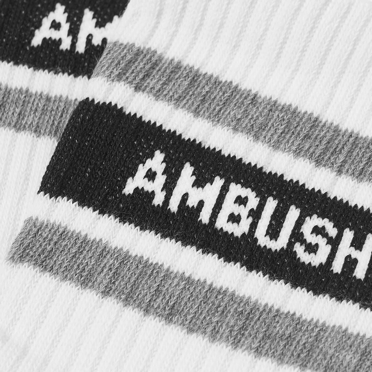 Ambush Men's Sport Logo Socks in White
