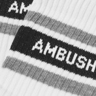 Ambush Men's Sport Logo Socks in White