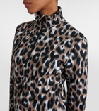 Fusalp Orion leopard-print ski top