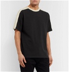 Bellerose - Striped Cotton-Jersey T-Shirt - Black