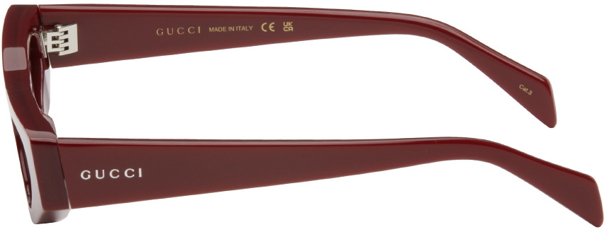 Gucci Burgundy Cat-Eye Sunglasses Gucci display picture 1