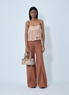 Chloé Sleeveless Ruffle Top