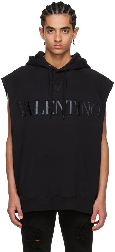 Photo: Valentino Black Cotton Hoodie