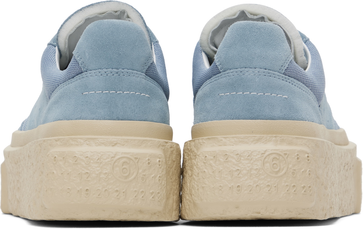 MM6 Maison Margiela Blue Chunky Gambetta Sneakers MM6 Maison Margiela