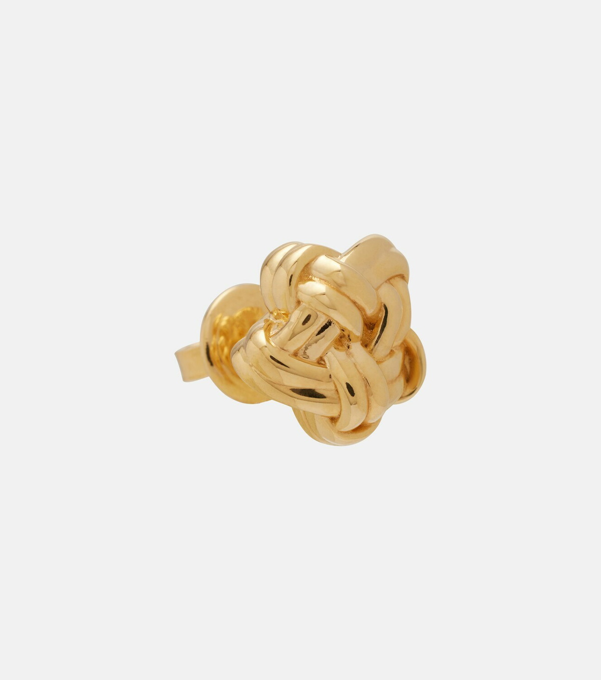Bottega Veneta Knot 18kt gold-plated sterling silver earrings