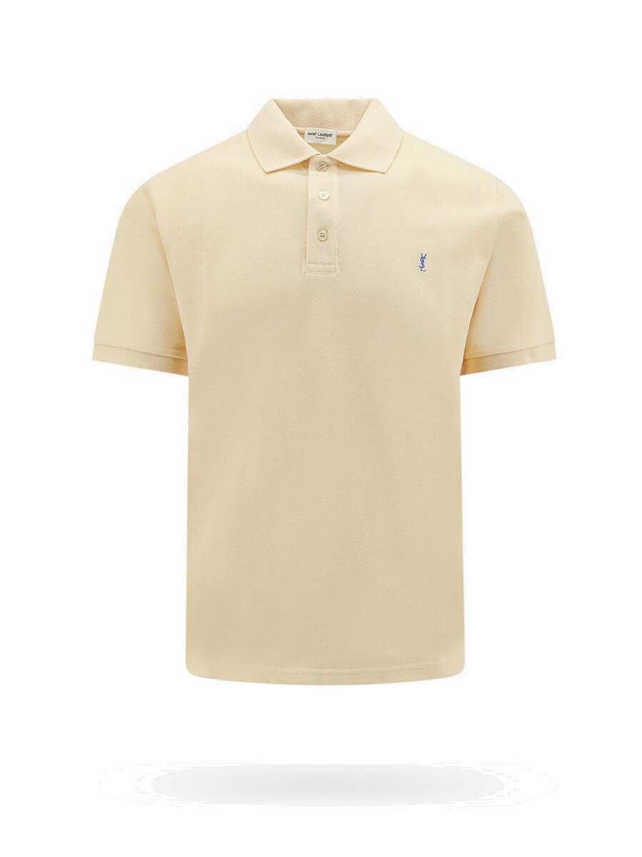 Saint Laurent Black Polo Shirts