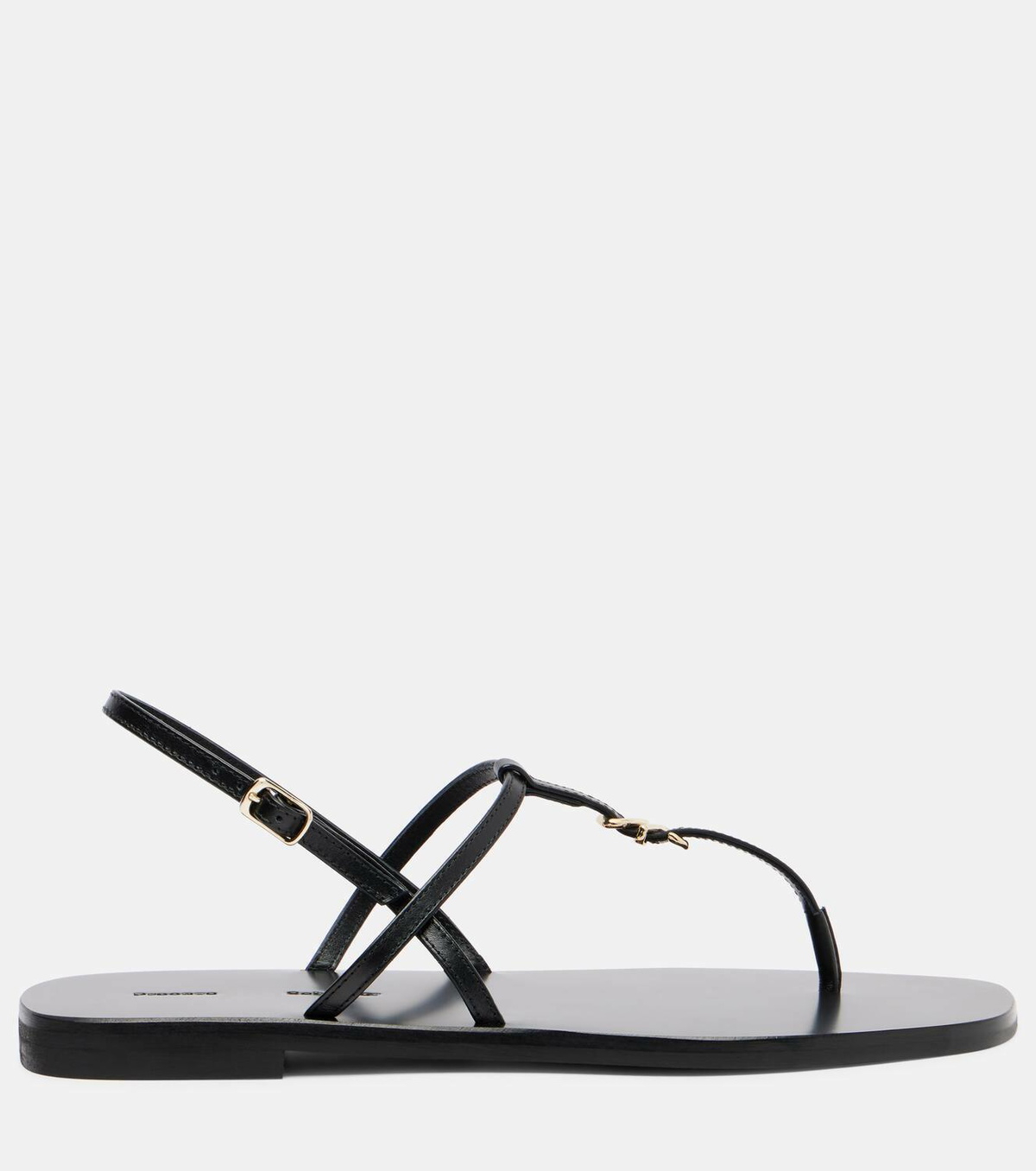 Proenza Schouler Monogram leather thong sandals