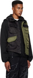 Maharishi Khaki & Black 5275 Padded Flight Vest