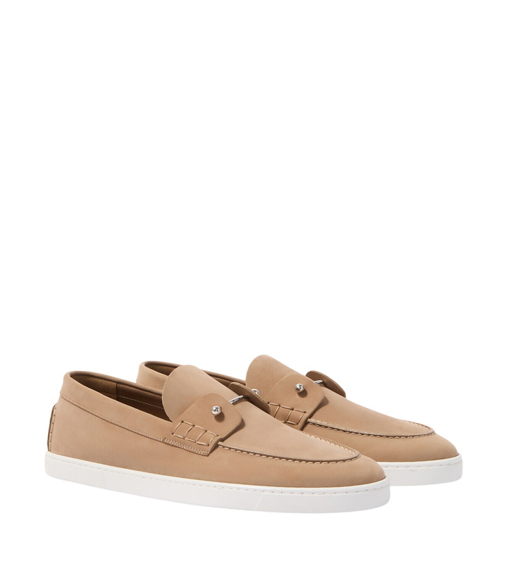 Photo: Christian Louboutin Chambeliboat leather slip-on shoes