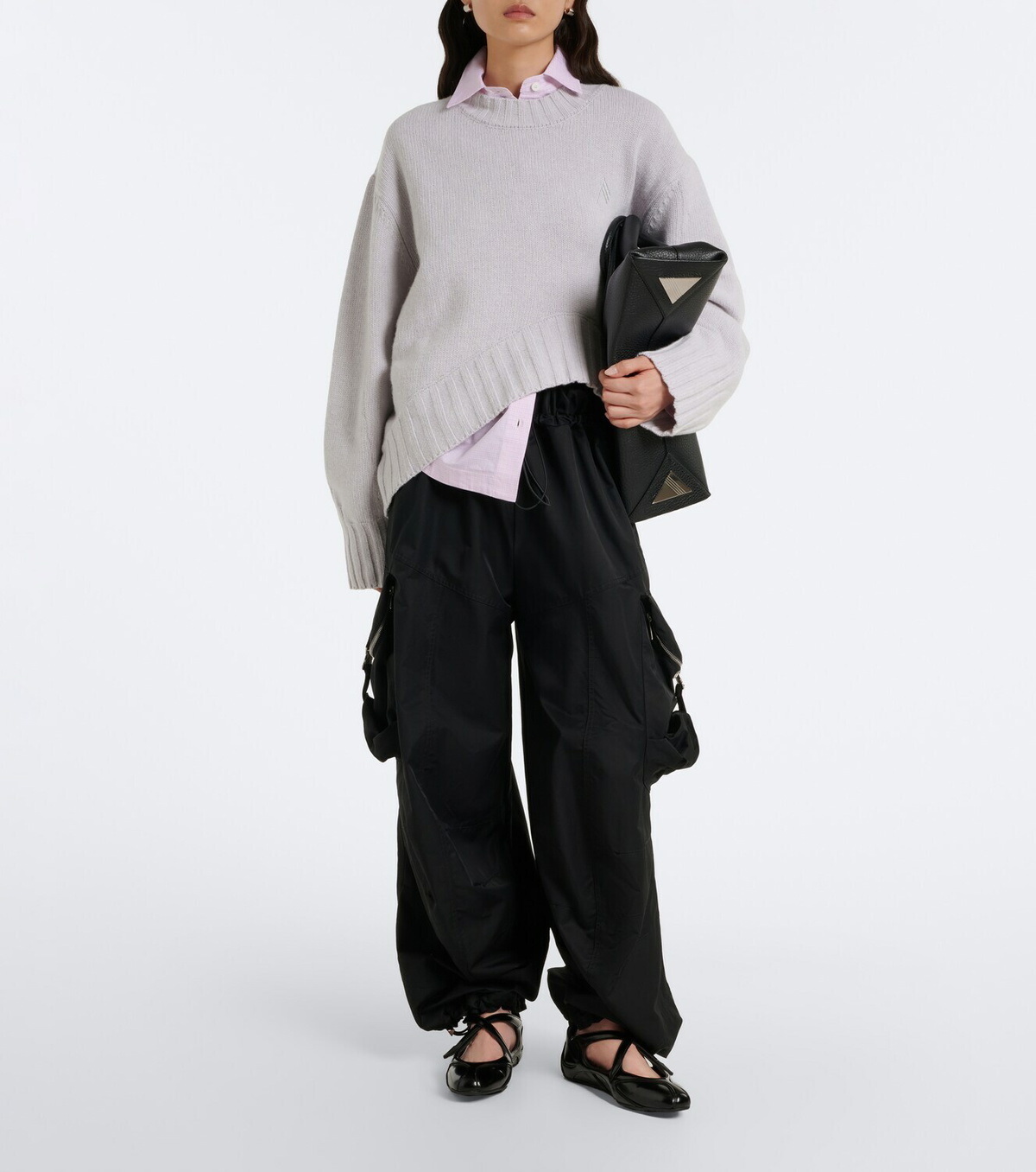 The Attico Wool and cashmere sweater