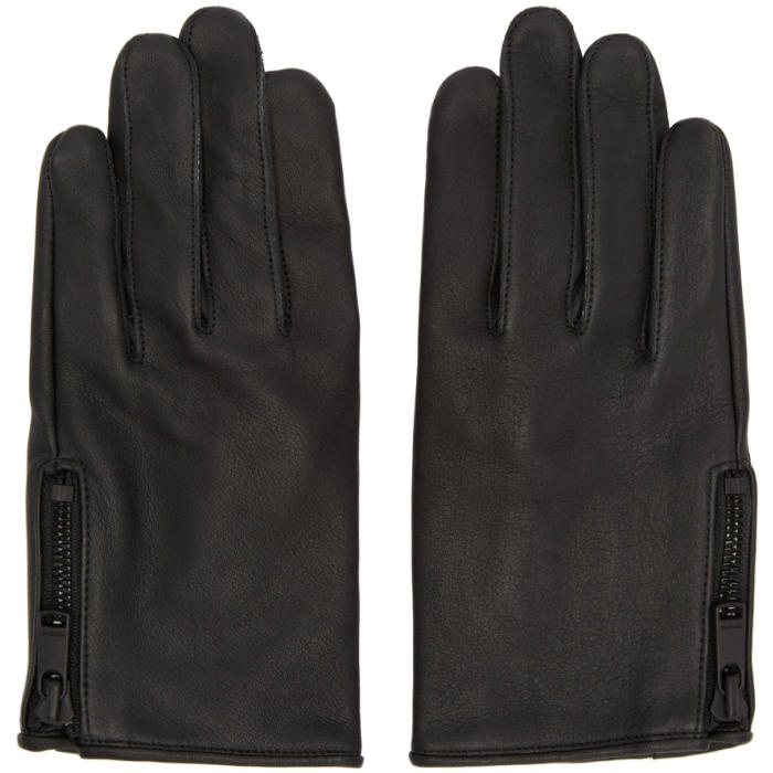 Photo: nonnative Black GRIP SWANY Edition Leather Rider Gloves