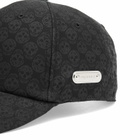 Alexander McQueen Men's Skull Jacquard Cap in Black