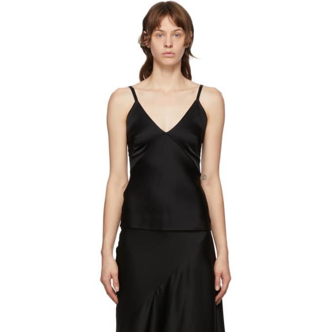 Haider Ackermann Black Miles Drape Top Haider Ackermann