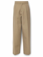 Fear of God - Straight-Leg Pleated Wool and Cotton-Blend Twill Trousers - Neutrals