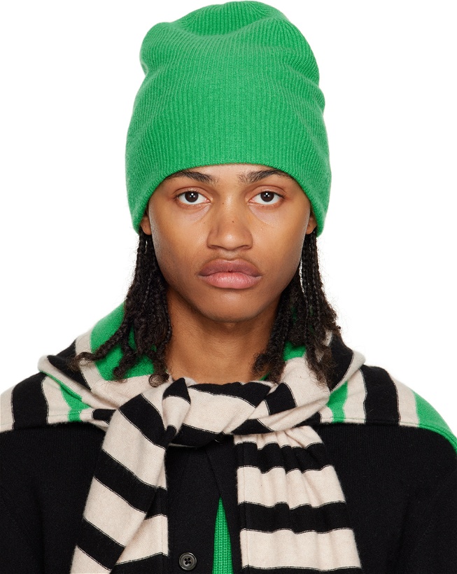 Photo: Guest In Residence Reversible Green & Yellow 'The Inside-Out!' Beanie