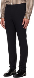 Hugo Black Three-Piece Extra-Slim-Fit Stretch-Cotton Seersucker Suit