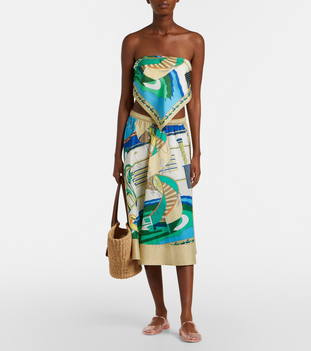 Tory Burch Printed silk top