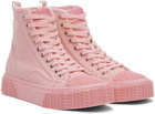 Marc Jacobs Pink 'The High Top' Sneakers