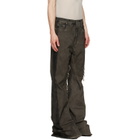 Rick Owens Gray Tower Bolan Bootcut Jeans