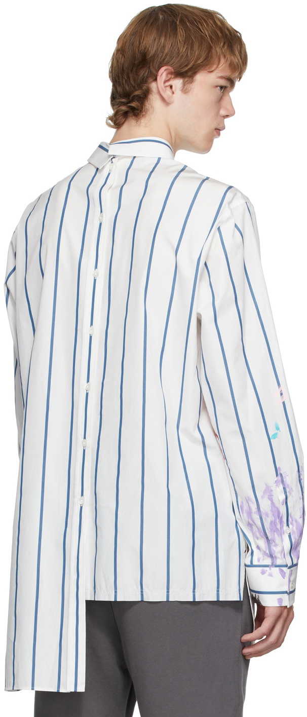 Lanvin Off-White Striped Shirt