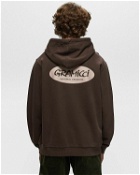 Gramicci Original Freedom Oval Hooded Sweatshirt Brown - Mens - Hoodies