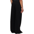 MM6 Maison Margiela Black Logo Patch Sweatpants