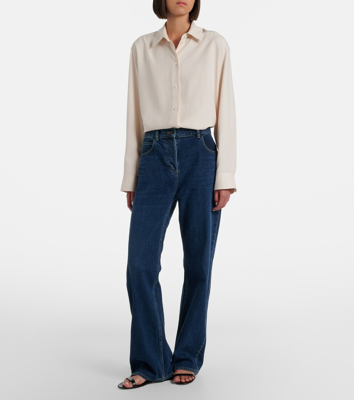The Row Sisilia silk shirt