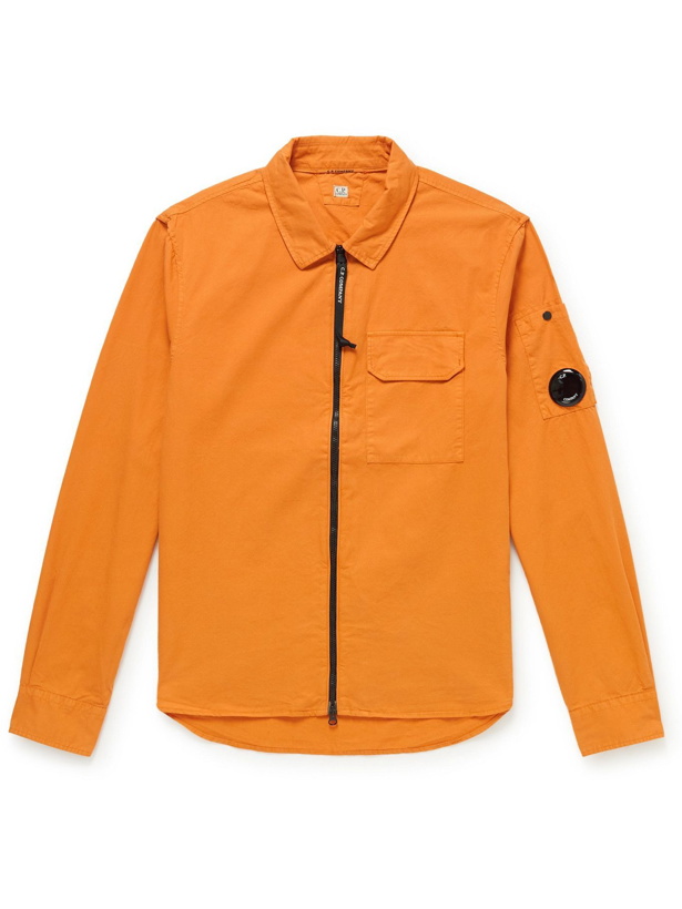 Photo: C.P. Company - Cotton-Gabardine Overshirt - Orange