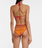 Valentino Sequined cutout swimsuit