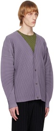 HOMME PLISSÉ ISSEY MIYAKE Purple Monthly Color February Cardigan