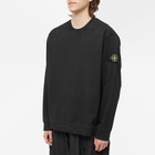 Stone Island Men's Lightweight Crew Sweat in Black